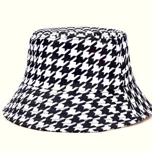 Houndstooth Bucket Hat